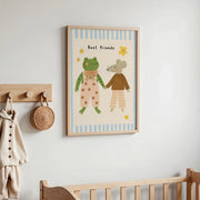 frog and mouse art – Nursery & kids wall art