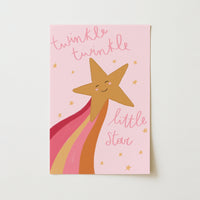 Pink Bedtime Nursery Decor
