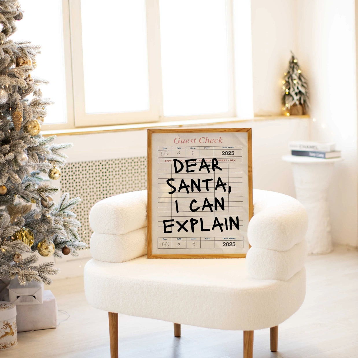 Dear Santa I Can Explain Wall Art