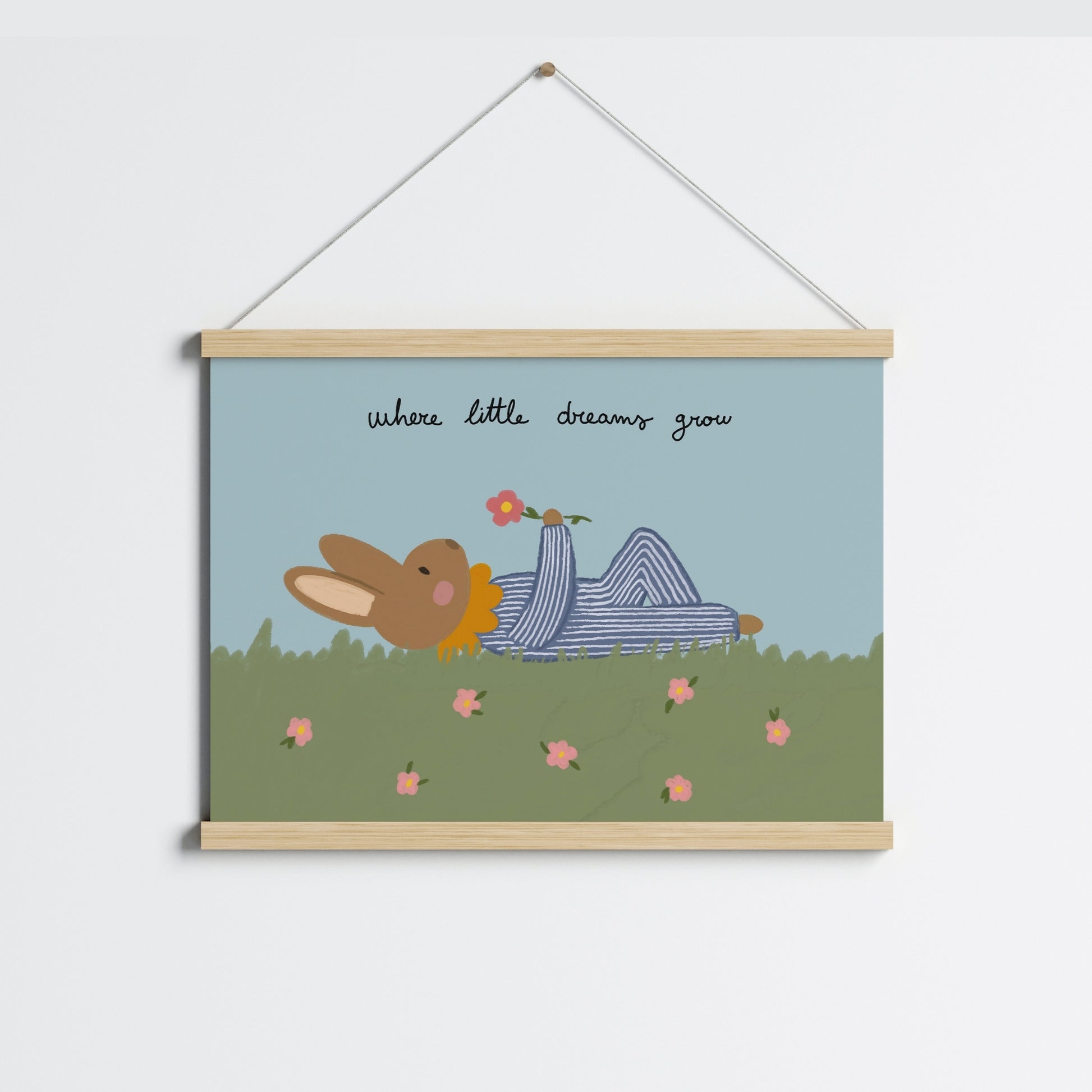 Arte murale Coniglietto per camera bambini