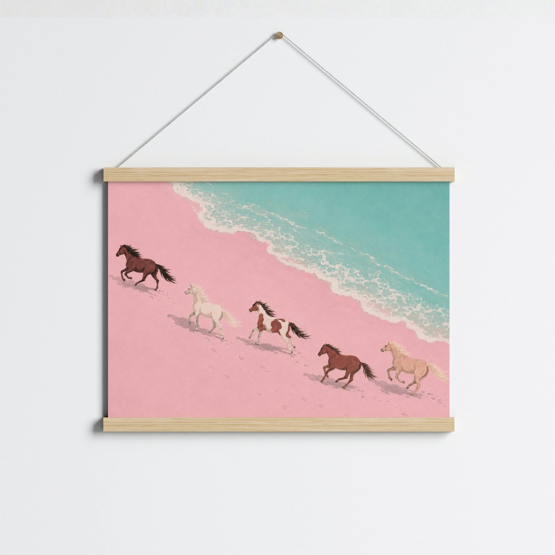 Coastal Cowgirl Horse Print