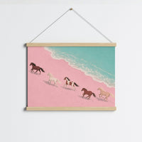 Coastal Cowgirl Horse Print