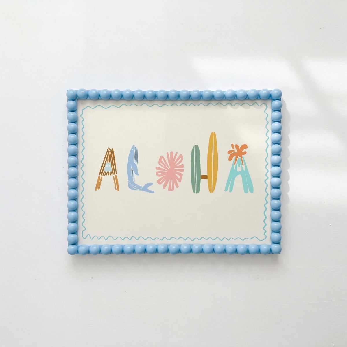Décor mural Aloha – Impression tropicale d'été, Décor mural côtier