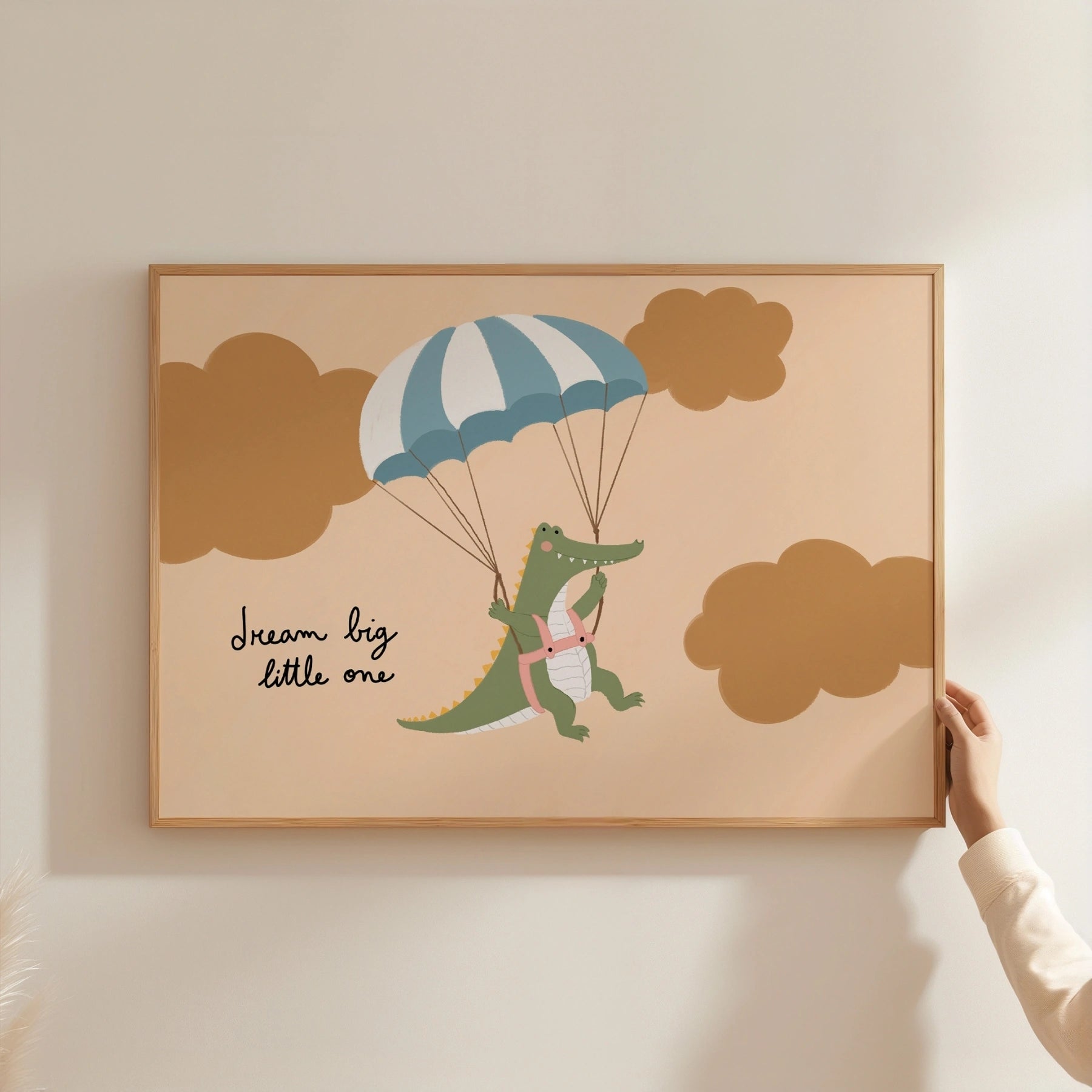 Crocodile Nursery Print