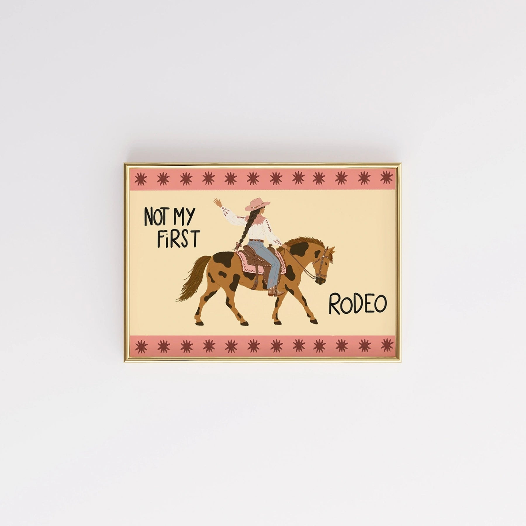 Cowgirl Rodeo Print
