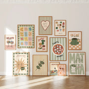 Mediterranean Kitchen Wall Art Set – 30 Printable Designs
