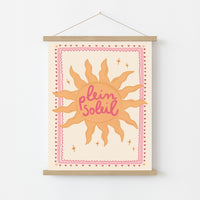 Trendy Summer Sun Poster
