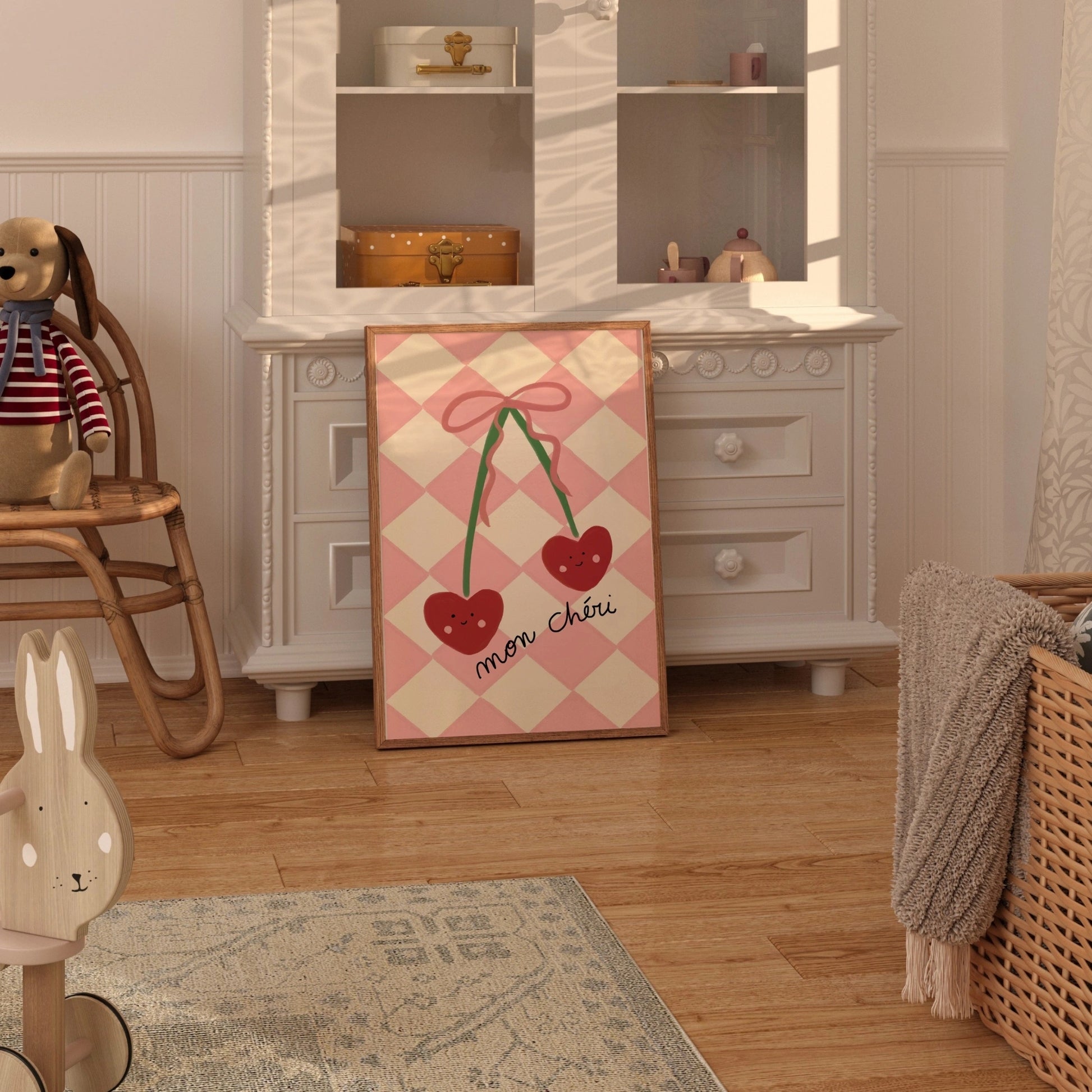 Mon Chéri - Affiche pour chambre d'enfant