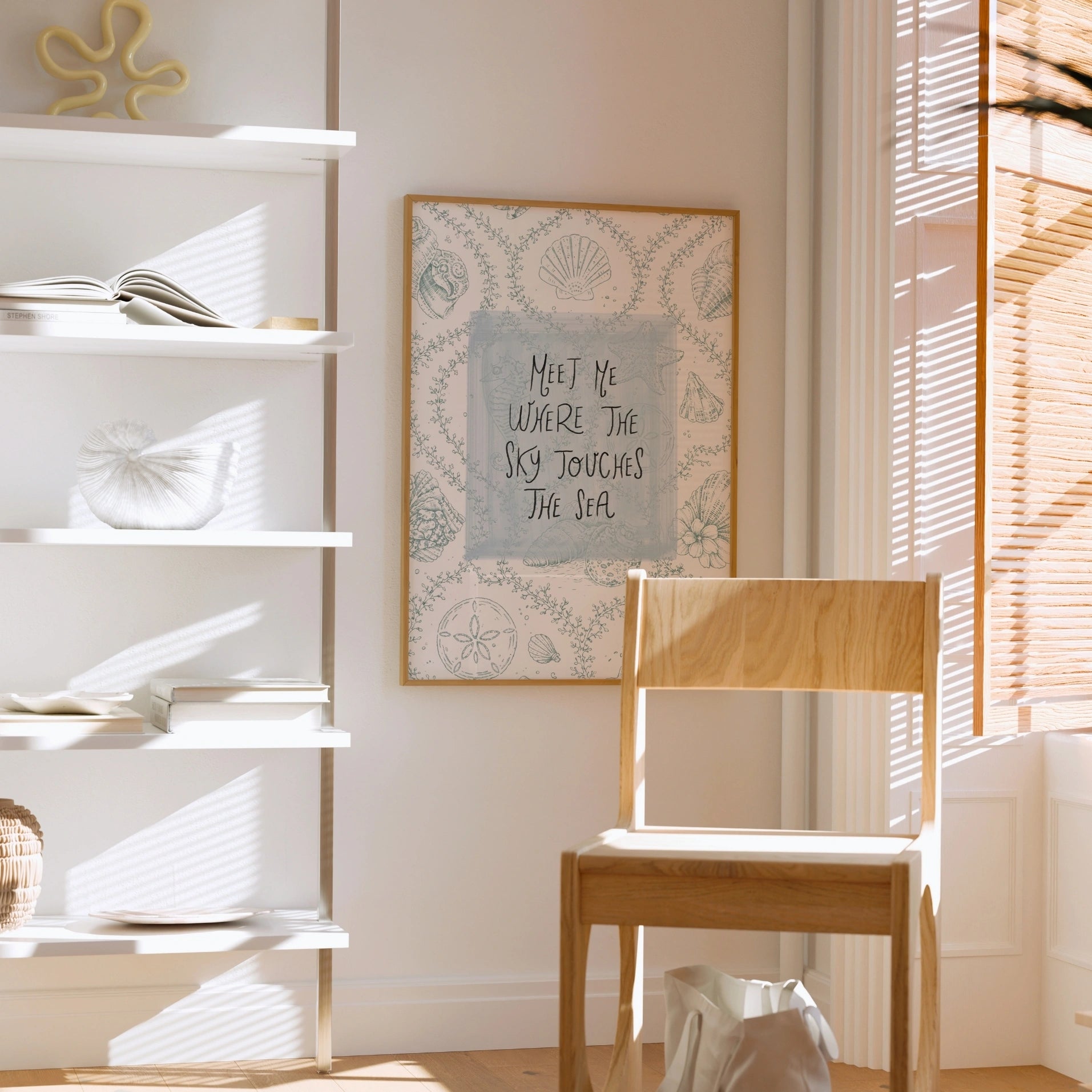 Décoration côtière sirène