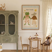 frog and mouse art – Nursery & kids wall art
