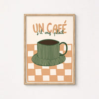 French Cafe Decor Poster