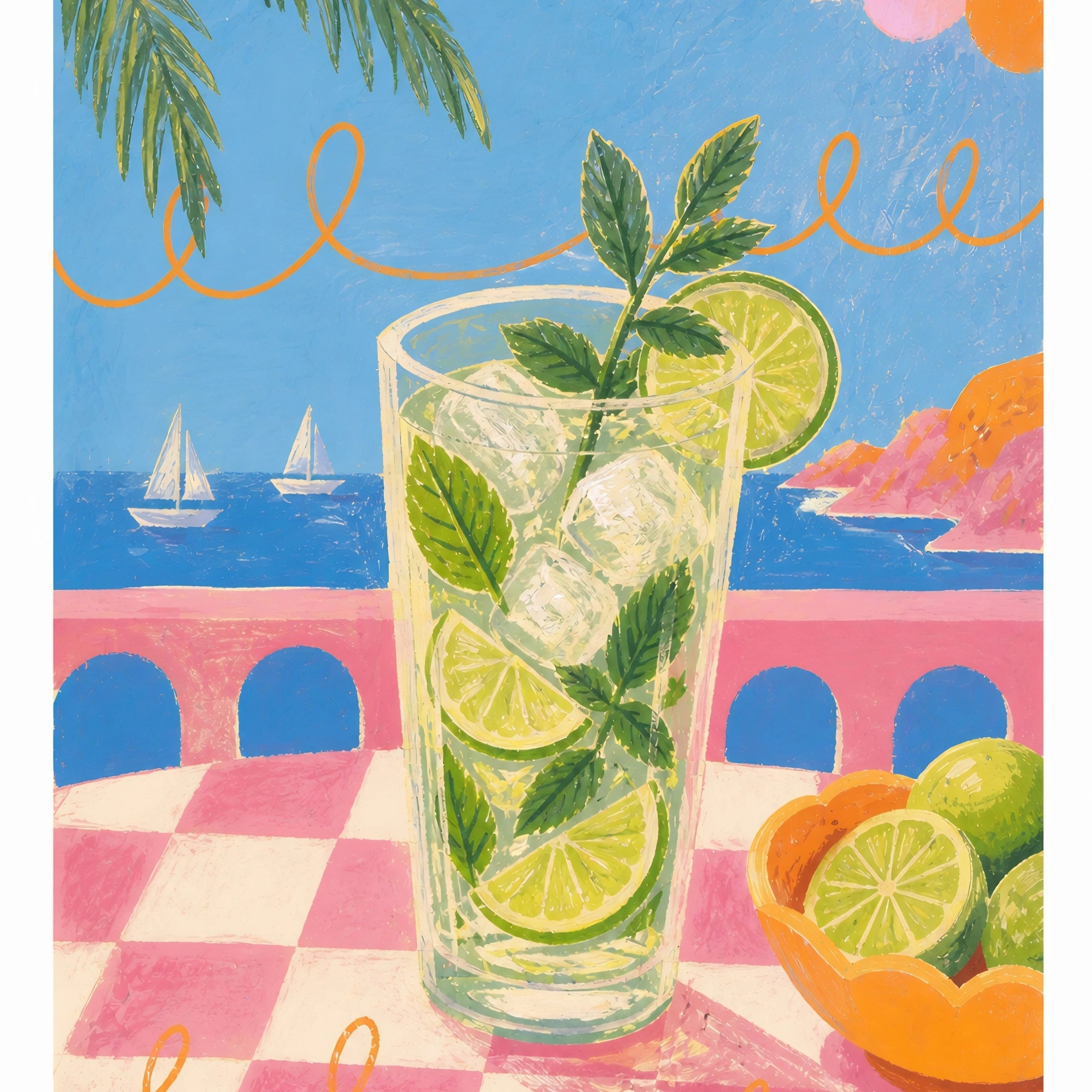 Lámina De Mojito De Lima
