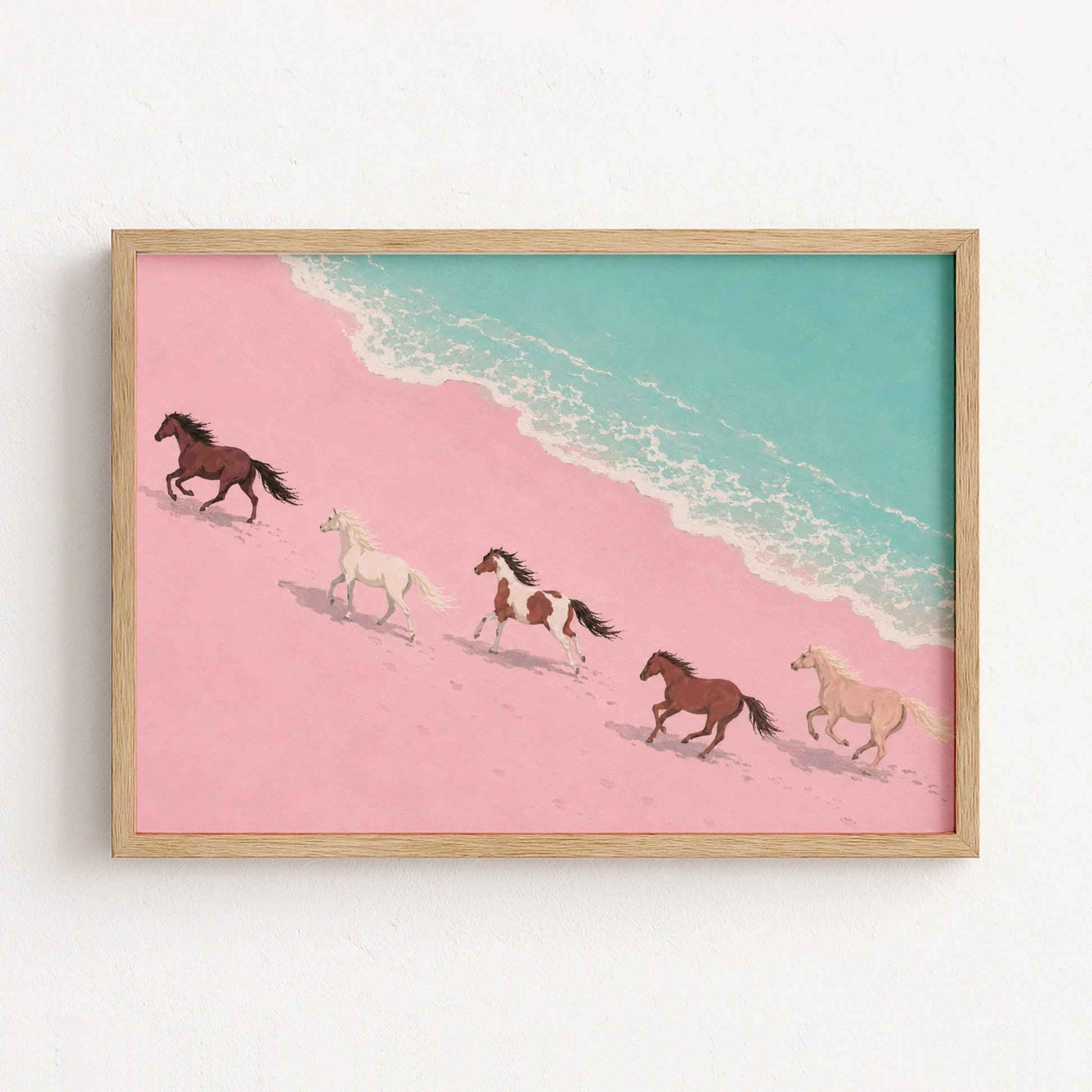 Coastal Cowgirl Horse Print