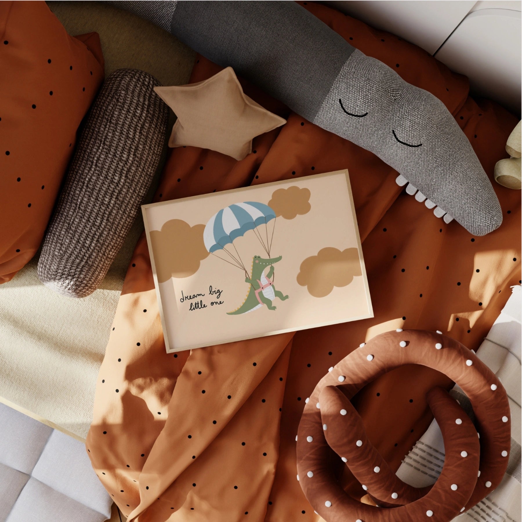 Crocodile Nursery Print