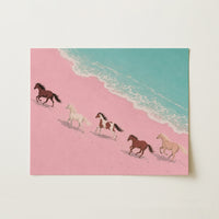 Coastal Cowgirl Horse Print