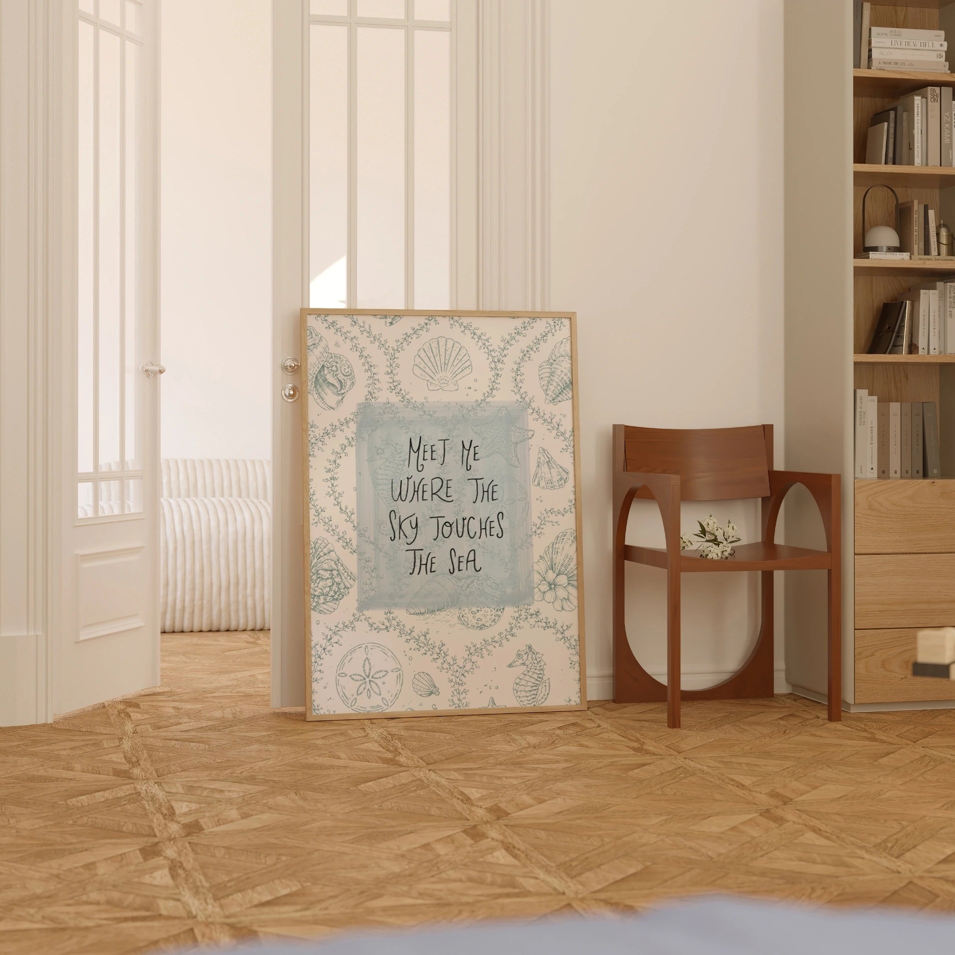 Décoration côtière sirène