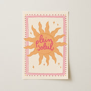 Trendy Summer Sun – Arte de pared costero