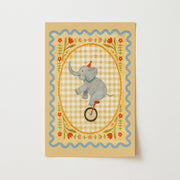 Circus Elephant Performer – Nursery & Kids Wall Art