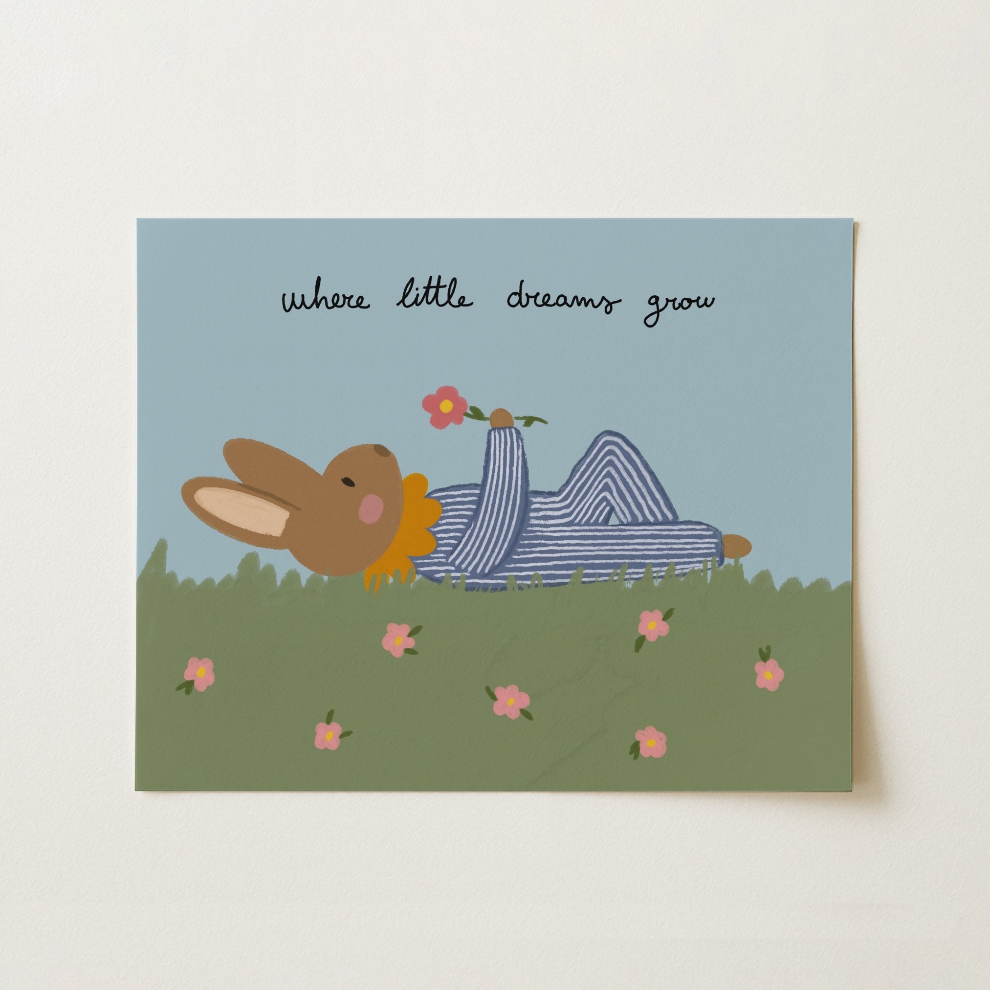 Arte murale Coniglietto per camera bambini