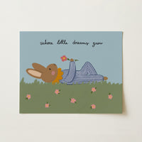 Arte murale Coniglietto per camera bambini