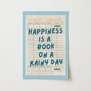 Book on a Rainy Day – Bookish Wall Art