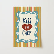 Kiss the Chef – Kitchen Wall Art