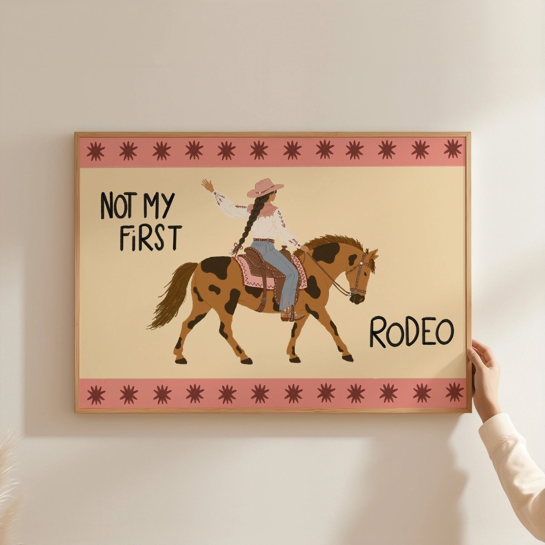 Cowgirl Rodeo Print
