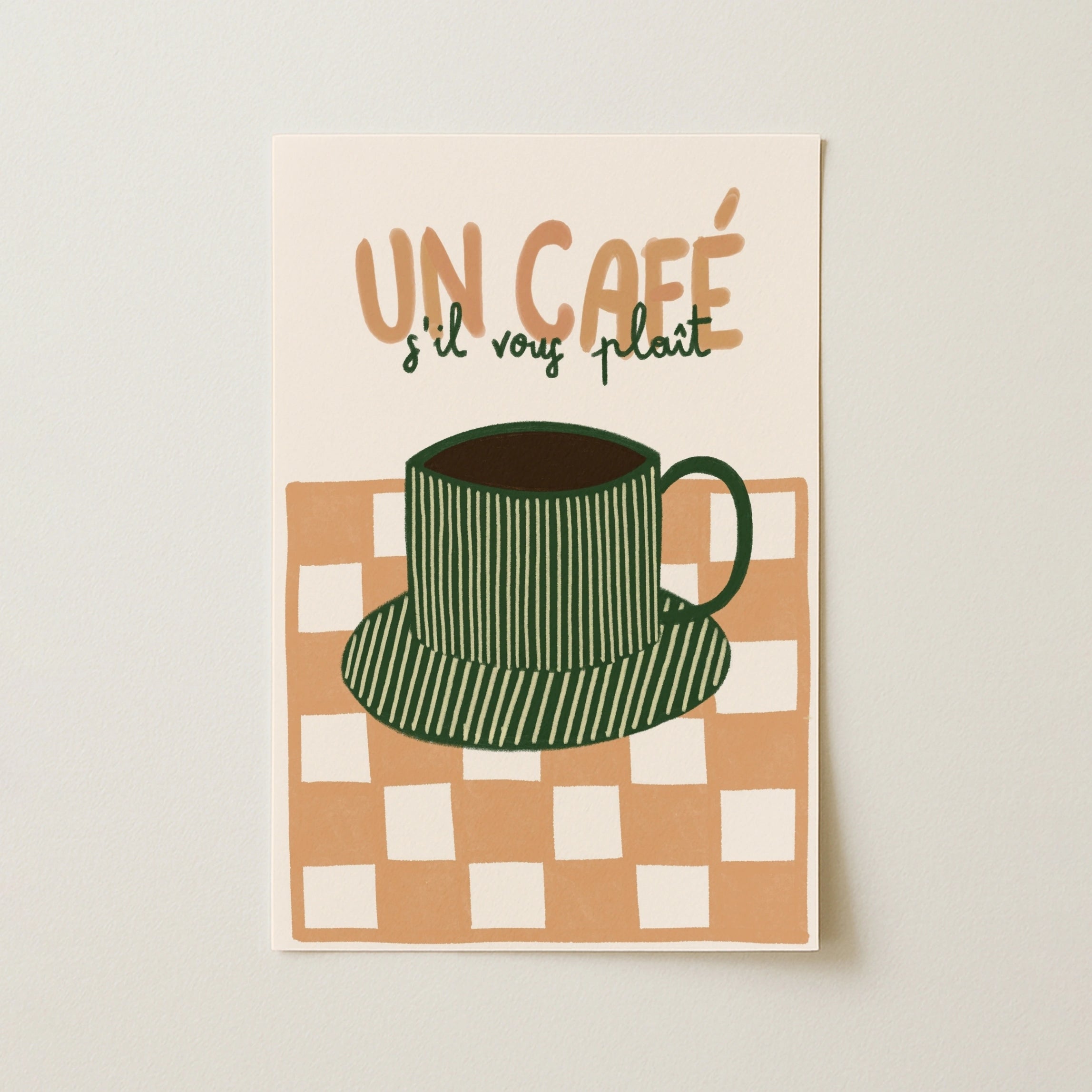 French Cafe Decor Poster