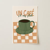 French Cafe Decor Poster