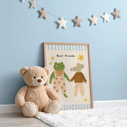 frog and mouse art – Nursery & kids wall art
