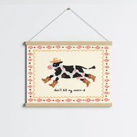 Western Cow Poster