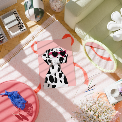 Dalmatian Wall Art – Cute Dog Poster