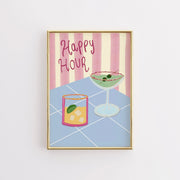 Drink for Bar Cart Decor – Kitchen Wall Art