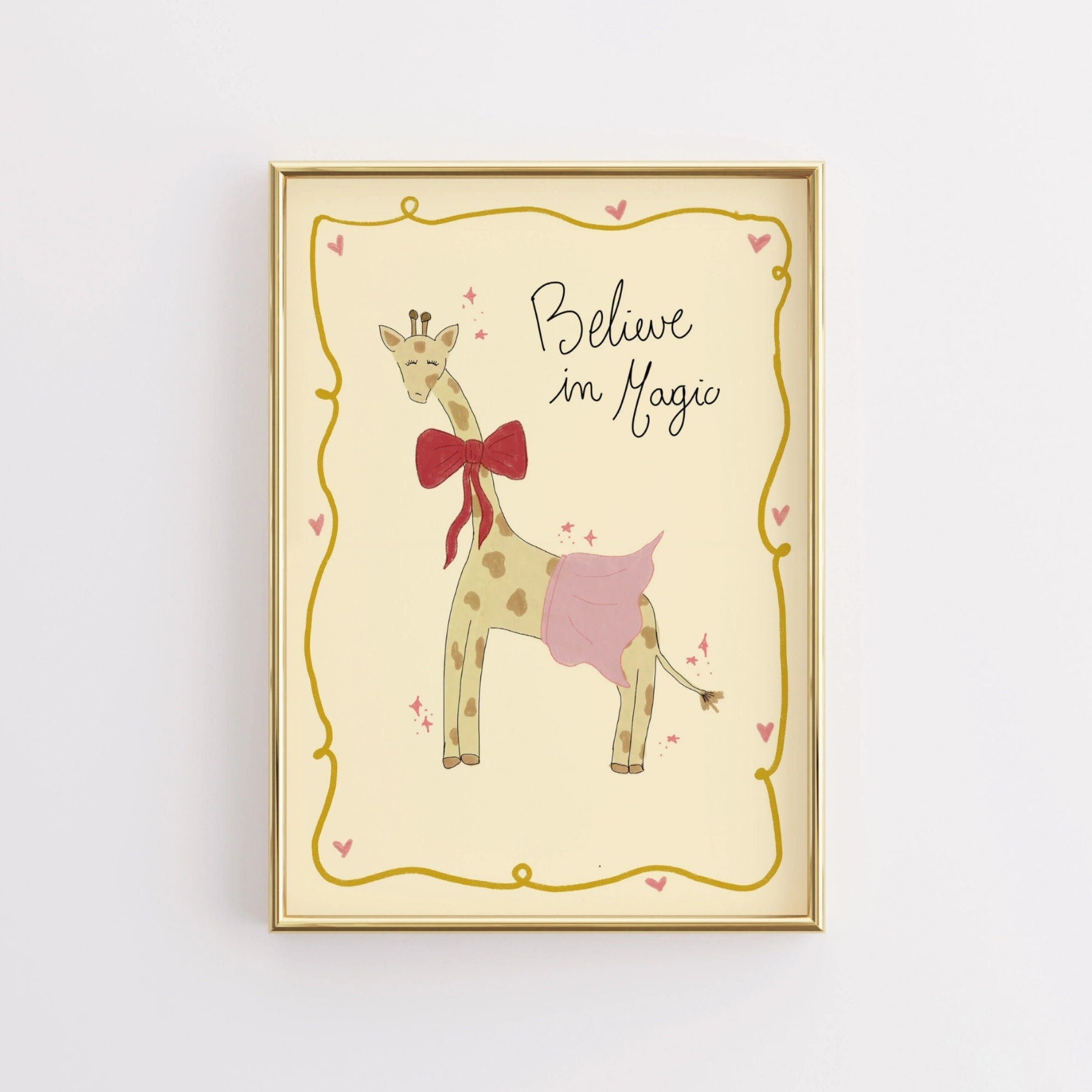 Croire à la magie - Affiche pour chambre d'enfant