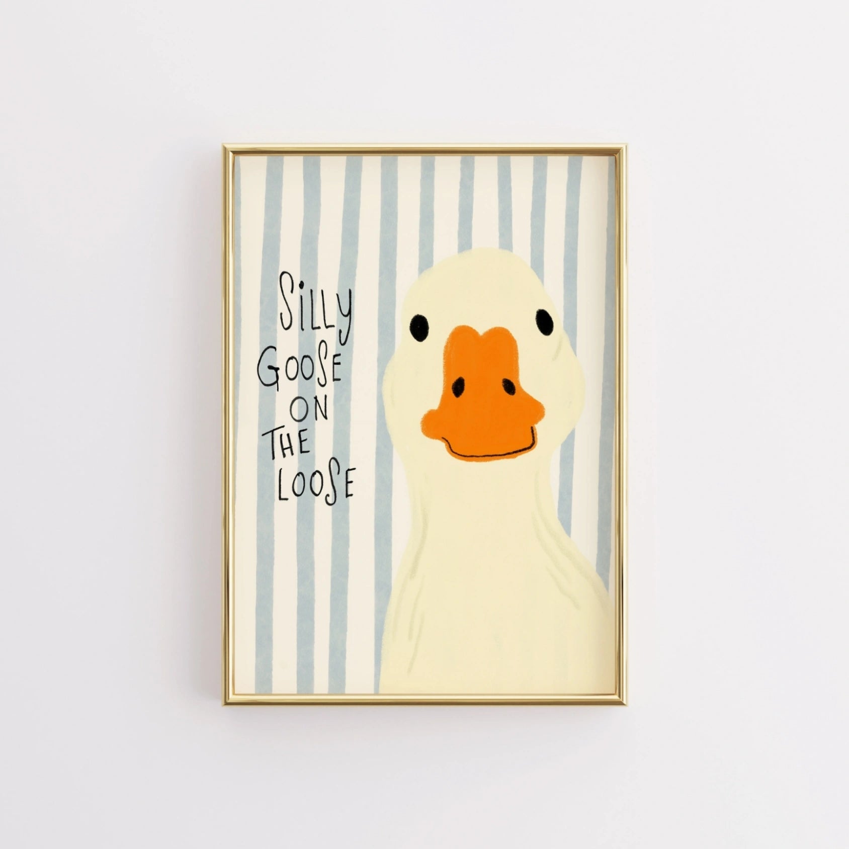 Stampa per bambini Silly Goose