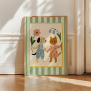 Puppy and Kitten – Nursery & kids wall art