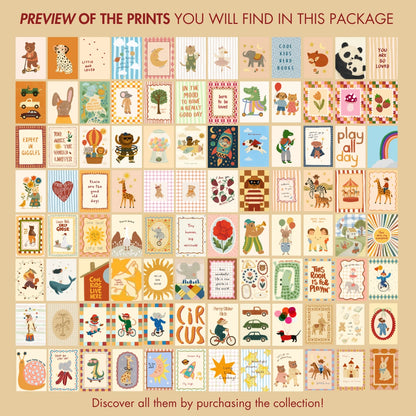 Handmade Nursery Decor, over 120 prints