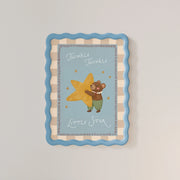 Twinkle Little Star With Bear – Nursery & Kids Wall Art