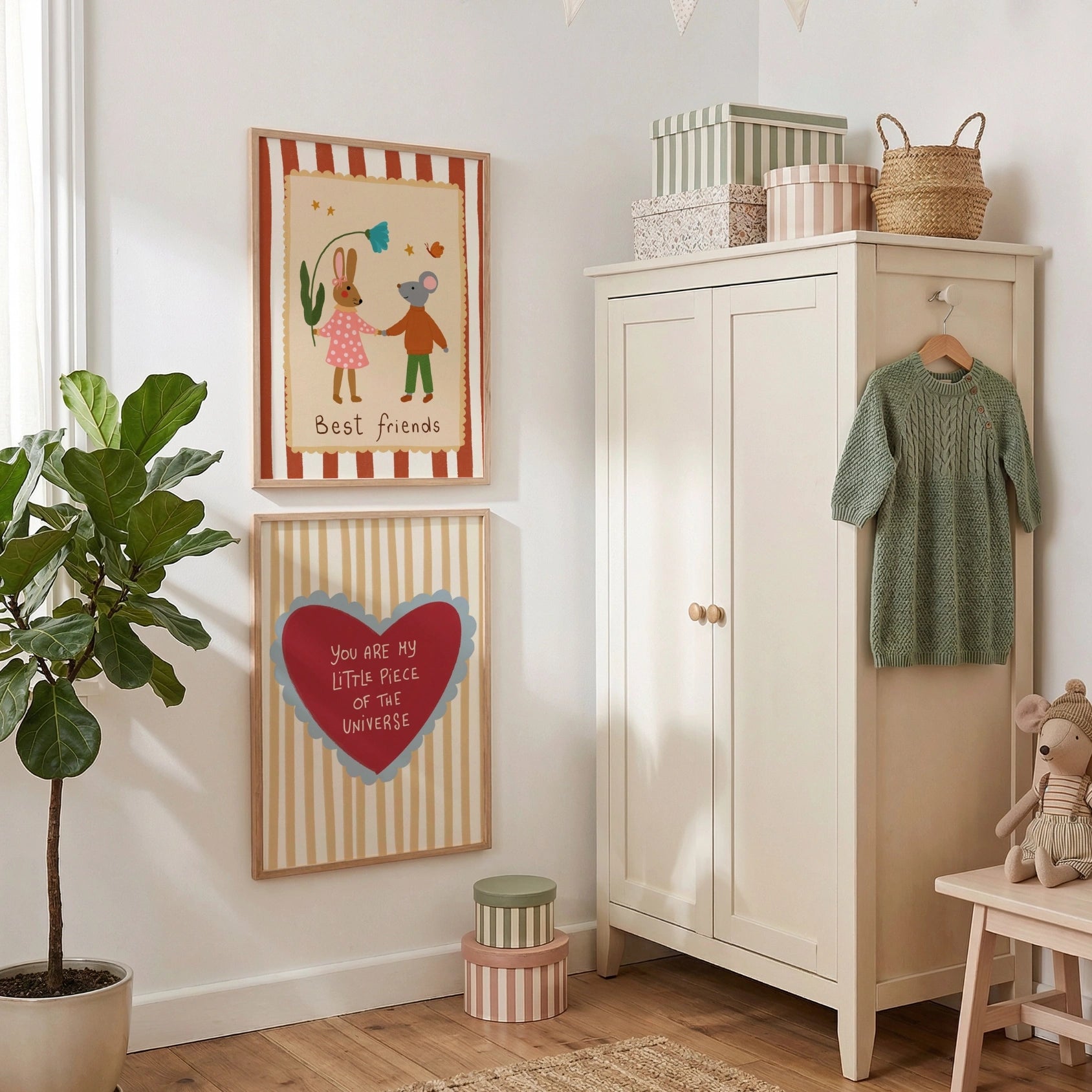 Best Friends Gallery Wall Set of 2