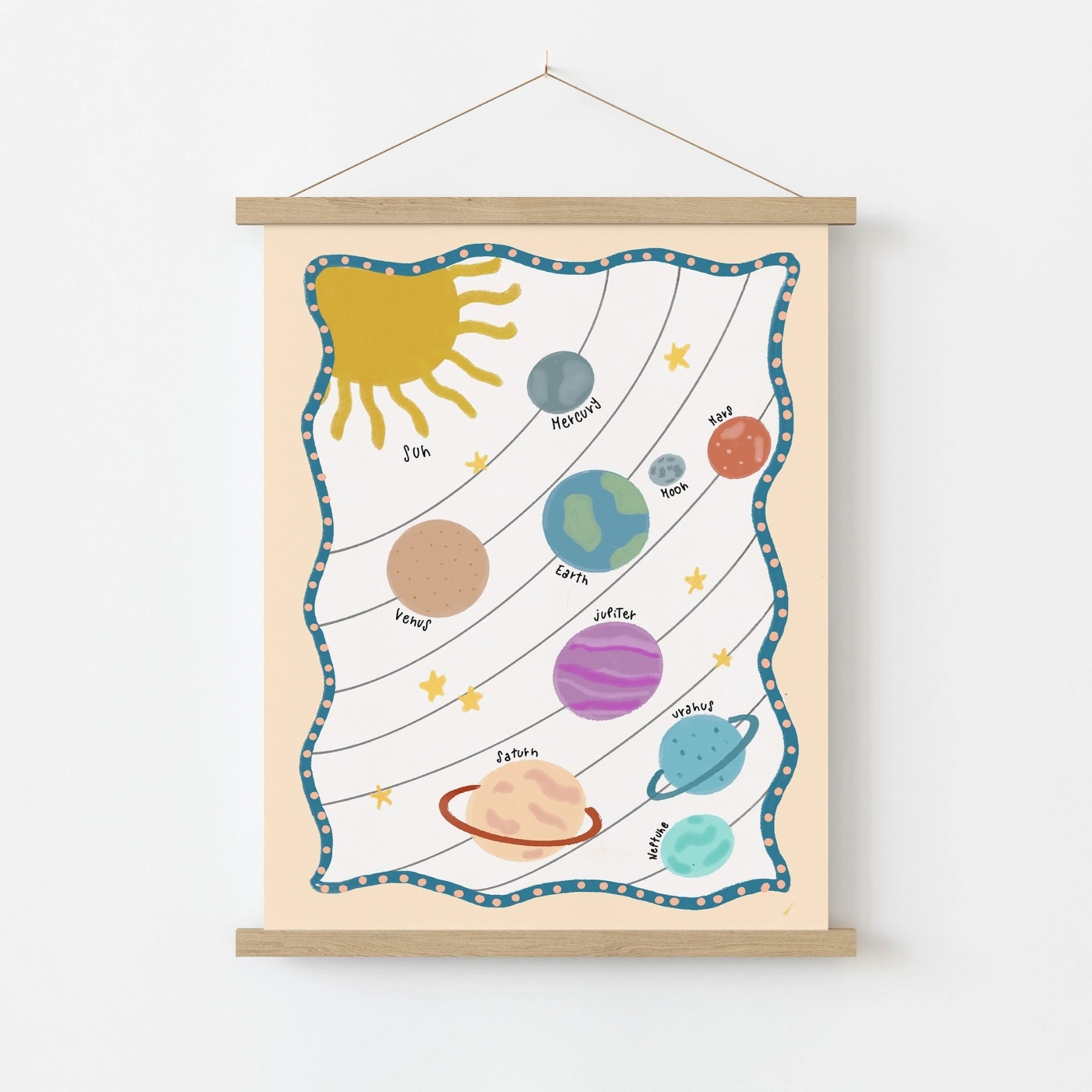 Lámina Planetas Espaciales