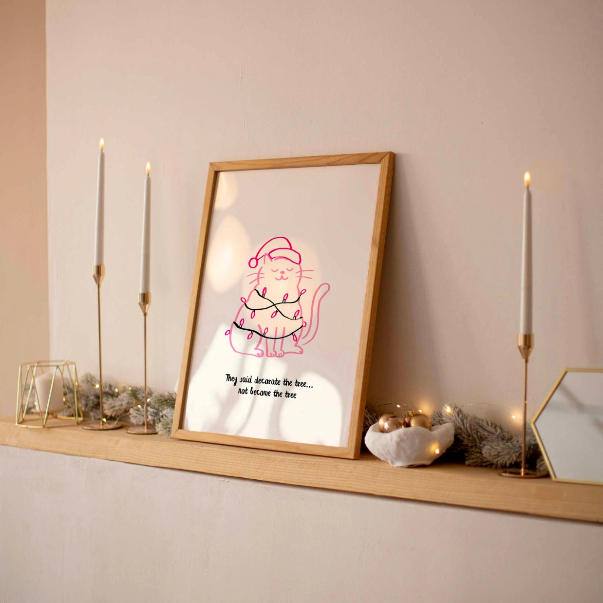 Cute Cat Holiday Decor