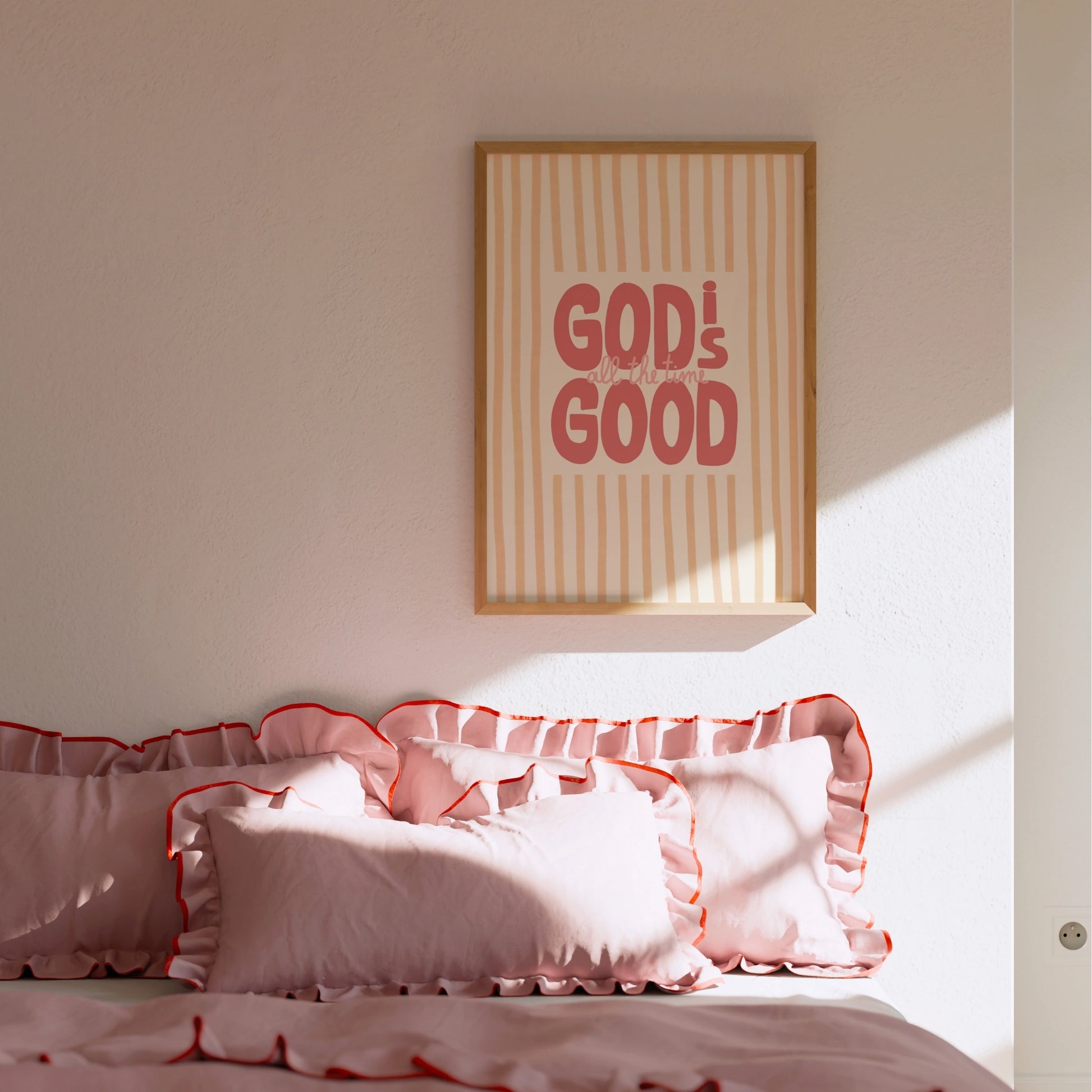 Impresión Inspiradora para el Hogar Cristiano, Decoración Cristiana para Pared