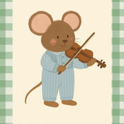 Mouse Playing Violin – Nursery & kids wall art