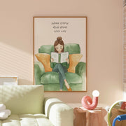 Drink Coffee Read Books Love Life – Bookish wall art