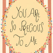 You are Precious to me Orange Stripes - Christian Wall Art