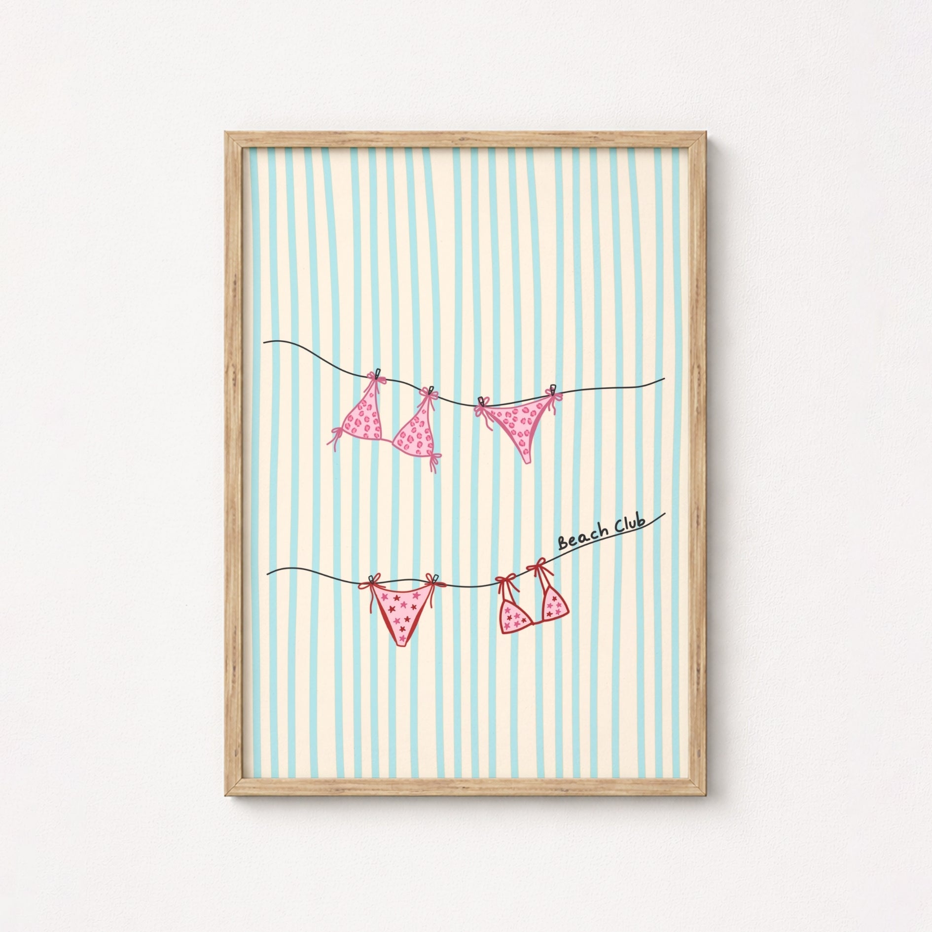 Amalfi Coast Inspired Poster