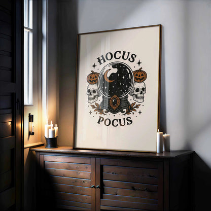 Hocus Pocus Print – Vintage Crystal Ball