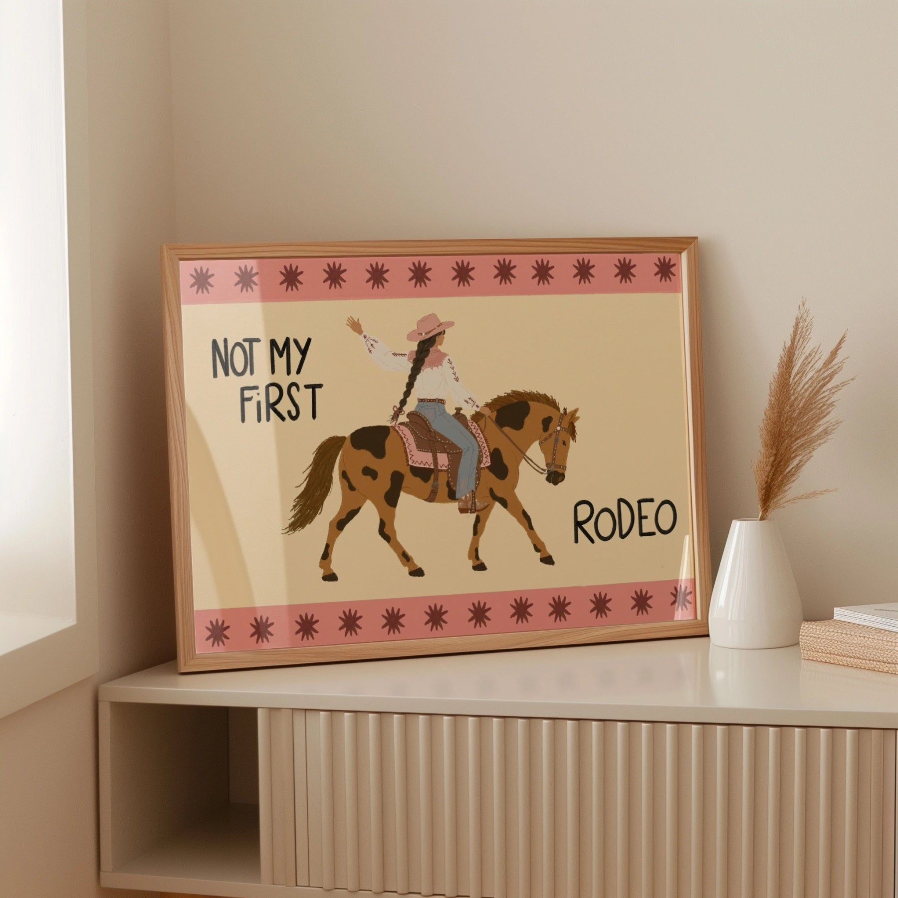 Cowgirl Rodeo Print