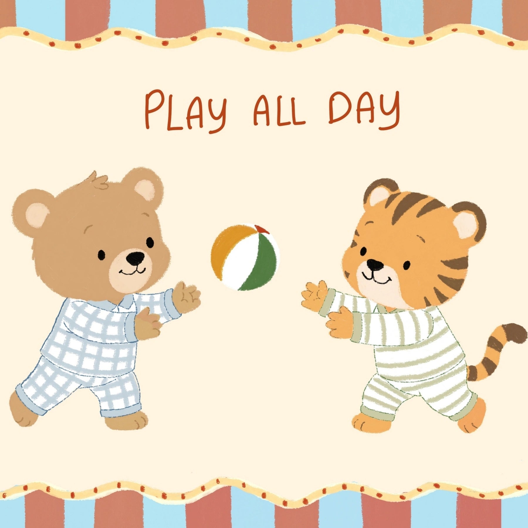 Whimsical Ball Game Wall Art