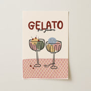 Ice Cream Illustration Decor – Kitchen Wall Art
